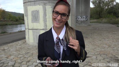 Czech Stewardess Loves Money 5